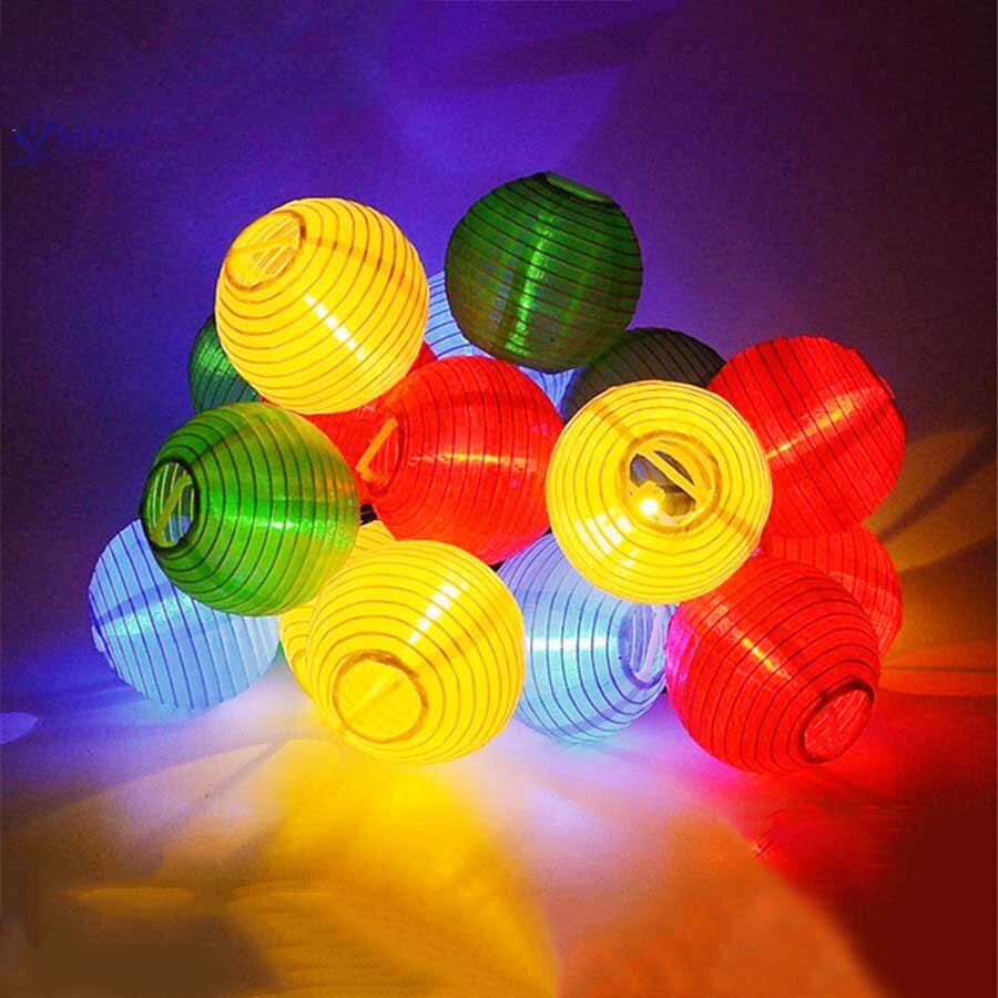 Guirlande lumineuse - Lanternes multicolores